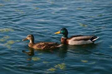 Obraz premium Waterfowl and aquatic environments