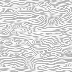 Wood texture imitation, gray lines on white background, vector design