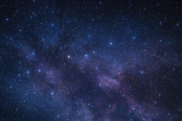 Obraz premium Vivid cosmic night scene with sparkling stars and celestial textures