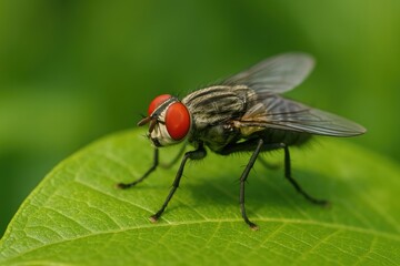 Fototapeta premium Understanding the nature of true flies and their classification as insects of the Diptera order