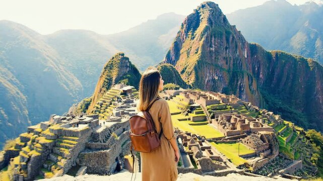 Travel adventure in Machu Picchu, Peru