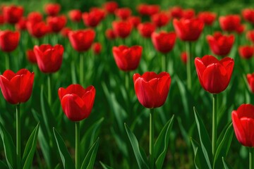 Spring-blooming perennial bulbs with vibrant, large flowers
