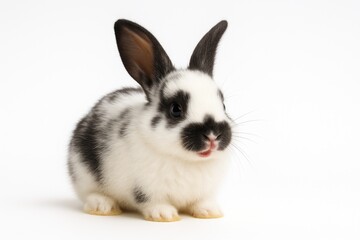 Discovered hare in the wild