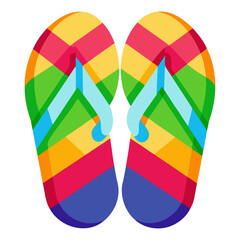 flip flops vector illustration