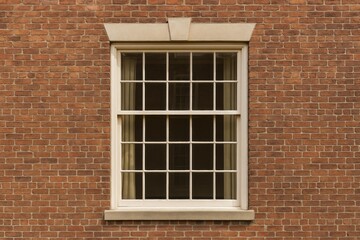 Fototapeta premium Brickwork and Vintage Window Design
