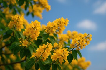 Close-up of Burma Padauk wood with selective focus