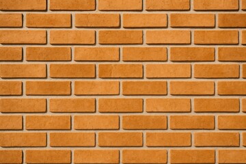 Obraz premium Vivid brown brick wall background showcasing construction materials