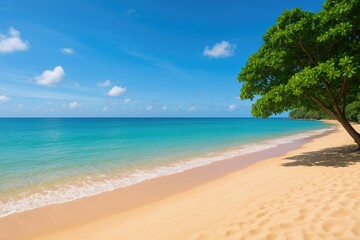 Visited a lush tropical beach destination