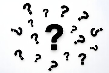 An Array of Questions Posed Around a Larger Question Mark