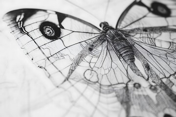 close up of a butterfly