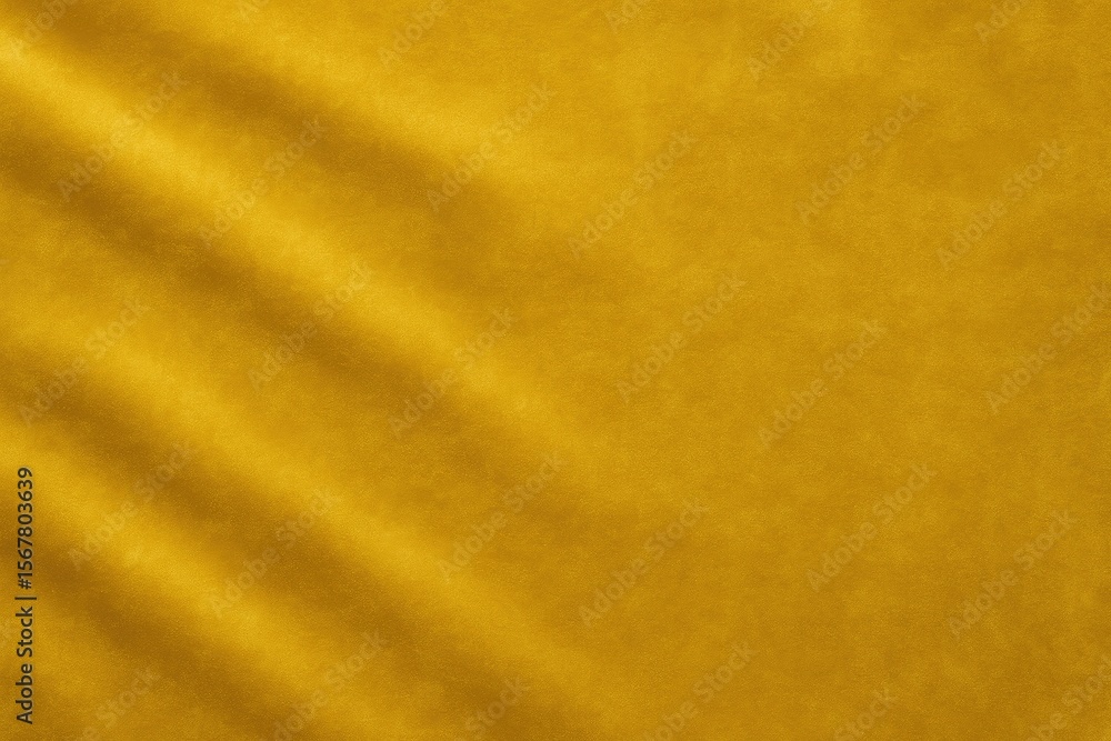 Poster soft yellow velvet textile backdrop with a smooth surface and ample space for text
