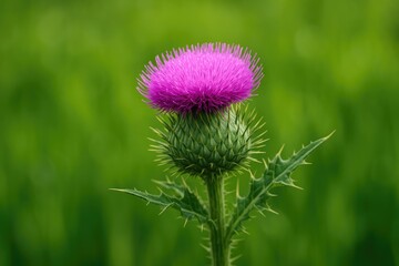 A Stunning Solo Scottish Thistle