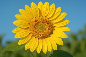 Fototapeta premium Detailed view of a bright yellow blossom