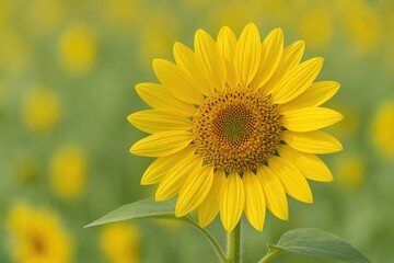 A charming miniature sunflower variety