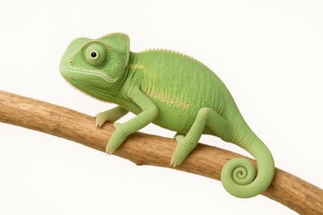 Naklejka premium A lizard resting on a tree limb