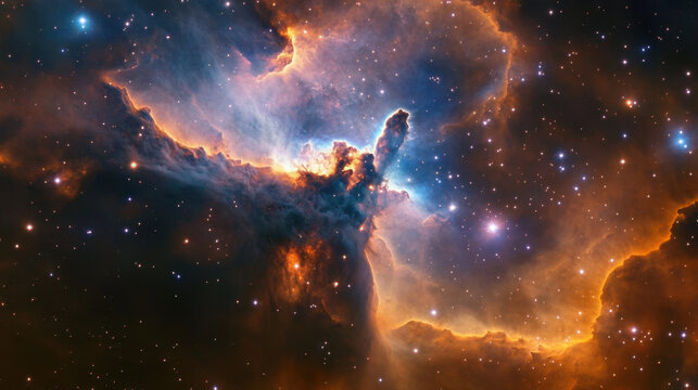 artistry of craft reveals nebula as a realm of ethereal enchantment and celestial genesis, embodying cosmic cradles, interstellar splendor, and cosmic rejuvenation bestowed upon universe by these nebu