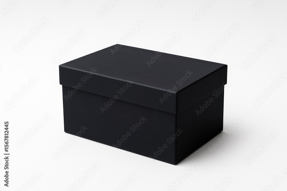 Poster white background with a black rectangular box