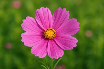 Obraz premium Stunning image of a delicate pink violet blossom