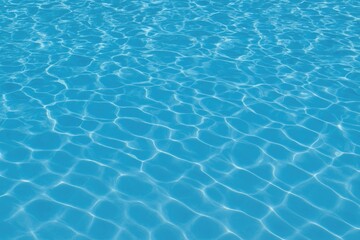 Obraz premium Deep blue aquatic setting with a pool backdrop