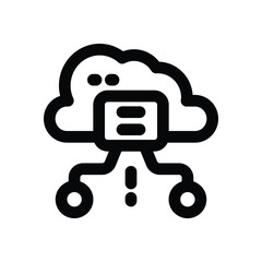 hierarchical structure line icon. Clean and minimalist vector icon for websites, mobile apps, presentations, and logos. Fully scalable and customizable for any project.