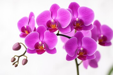 Elegant violet orchid display