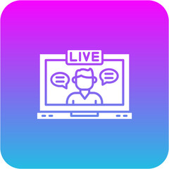 Live streaming Icon