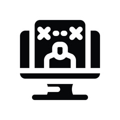 login glyph icon. Strong and solid vector icon for websites, mobile interfaces, presentations, and visual branding. High quality and easy to edit.