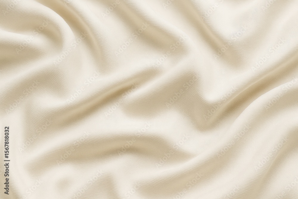 Poster close-up of abstract textured fabric with elegant folds as a backdrop