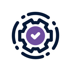 process duotone icon. Sleek and modern vector icon for websites, mobile apps, marketing materials, and corporate design. Fully scalable and ready to use.