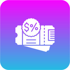 Discount ticket Icon