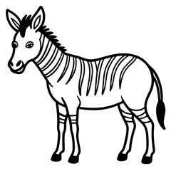 Zonkey Linear Wildlife Artwork