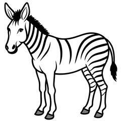 Zonkey Linear Wildlife Artwork