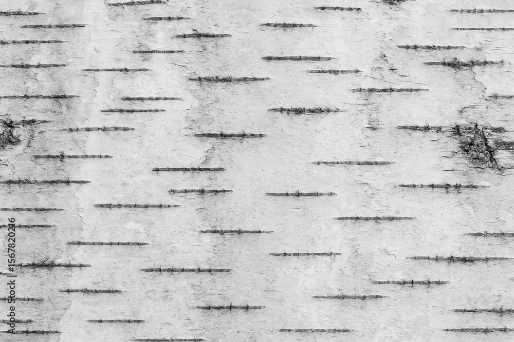Aufkleber monochrome image of tree bark with distinctive white and black patterns