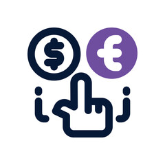 choice duotone icon. Sleek and modern vector icon for websites, mobile apps, marketing materials, and corporate design. Fully scalable and ready to use.