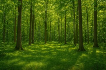 A stunning woodland scenery