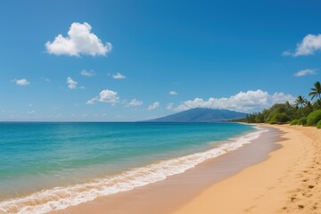 Obraz premium Seaside View on a Tropical Island