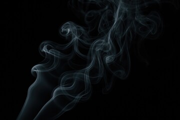 Abstract smoke swirling against a dark backdrop