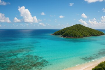 Fototapeta premium An ocean scene captured in a photograph