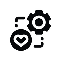 loyalty program glyph icon. Strong and solid vector icon for websites, mobile interfaces, presentations, and visual branding. High quality and easy to edit.