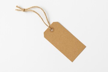 Empty white sheet on a plain background