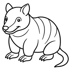 Zorilla Sketch Style Vector Icon