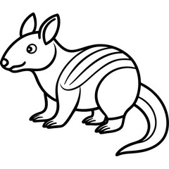 Zorilla Sketch Style Vector Icon