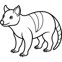 Zorilla Sketch Style Vector Icon
