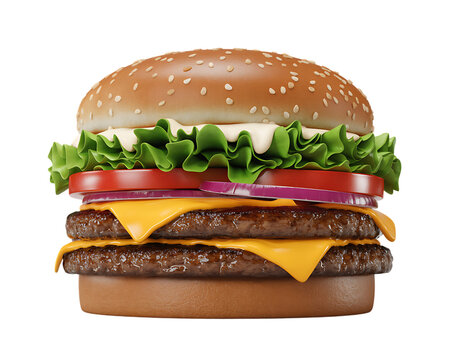 Juicy Double Cheeseburger A Delicious Culinary Delight