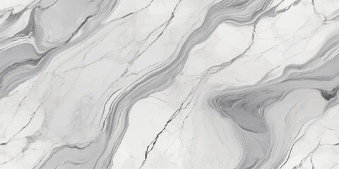Abstract grey and white marble texture with veins isolated on white background