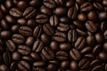 Fototapeta premium Dark roasted coffee bean image