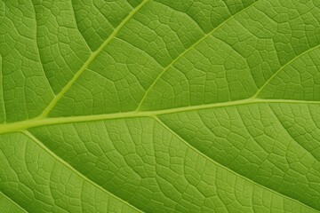 Close-up of a large green leaf with prominent cracks, wrinkles, and streaks on its textured surface