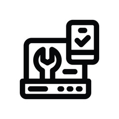 accessibility line icon. Clean and minimalist vector icon for websites, mobile apps, presentations, and logos. Fully scalable and customizable for any project.