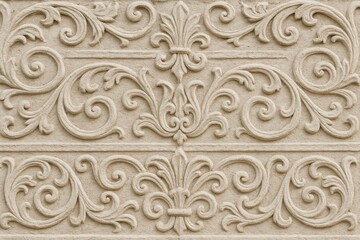 Obraz premium Timeless decorative plaster designs showcasing enduring elegance