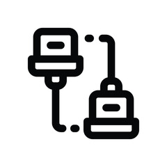 local line icon. Clean and minimalist vector icon for websites, mobile apps, presentations, and logos. Fully scalable and customizable for any project.